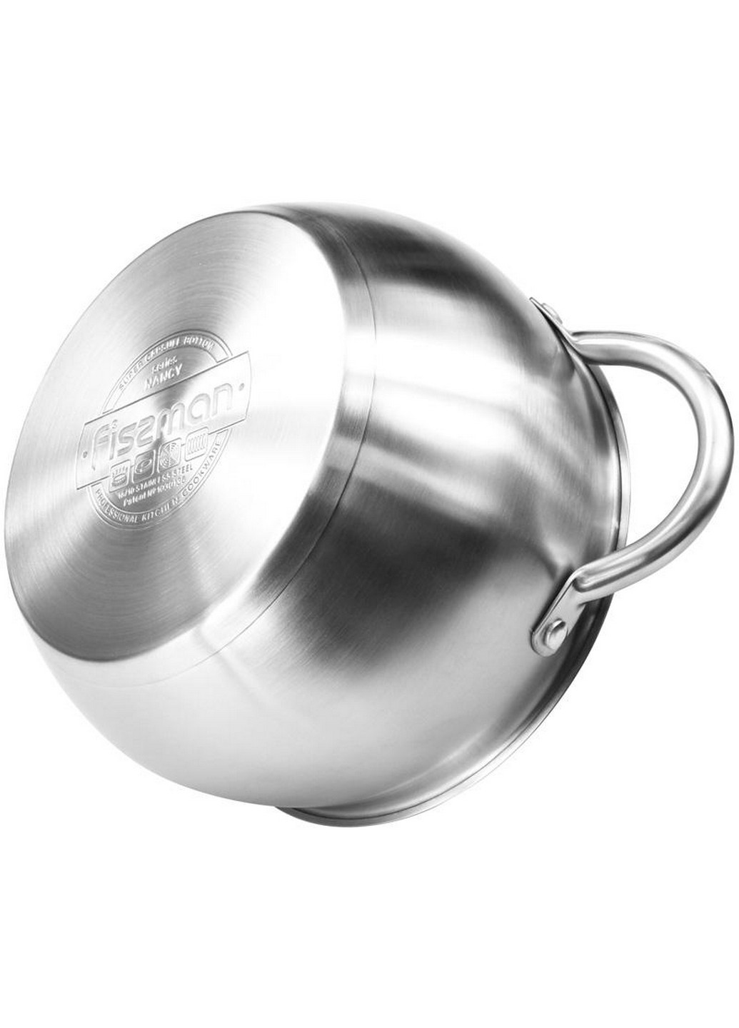 Набір кухонного посуду Nancy 6 предметів з нержавіючої сталі Fissman (268458165)
