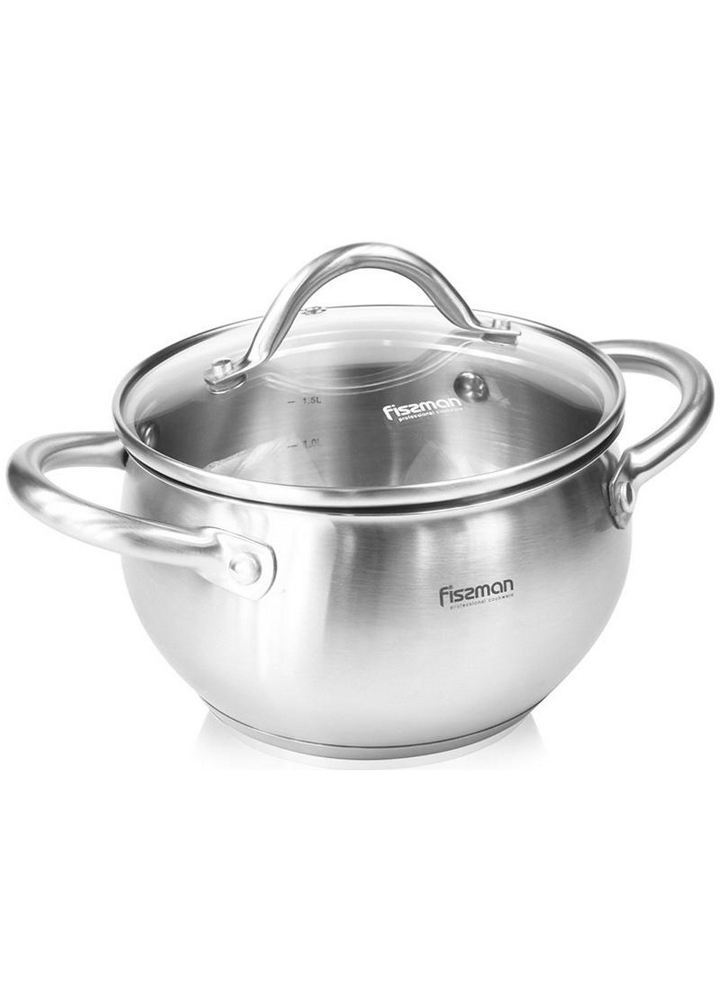 Набір кухонного посуду Nancy 6 предметів з нержавіючої сталі Fissman (268458165)