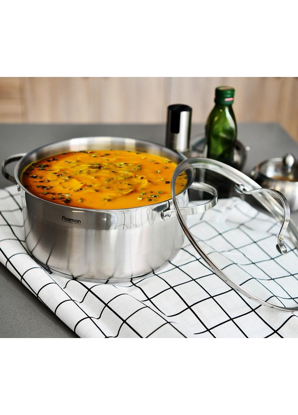 Набор кухонной посуды Evita 6 предметов, из нержавеющей стали Fissman (268459157)