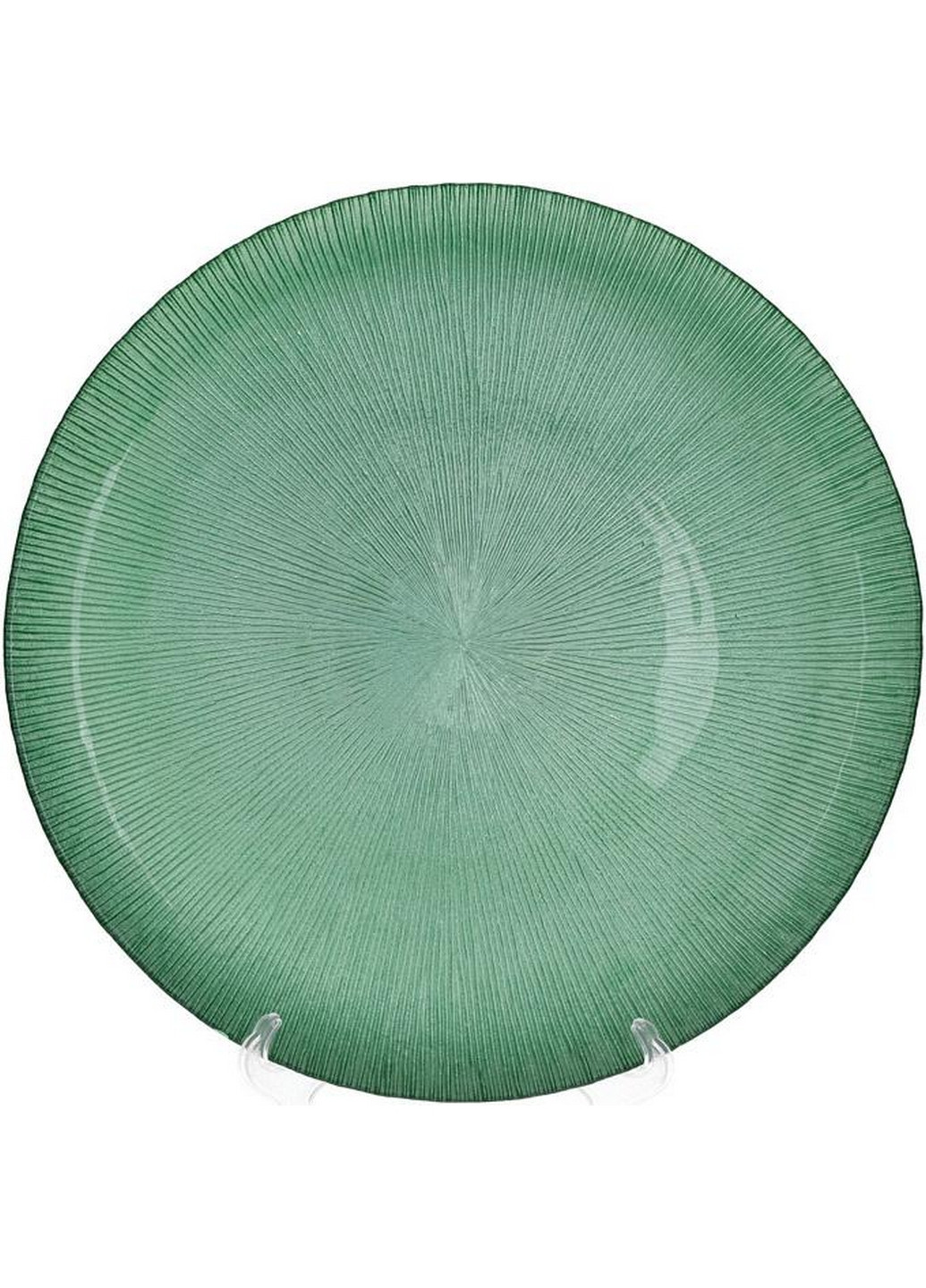 Блюдо сервировочное Emerald Web декоративное, подставная тарелка, стекло Bona (268457731)