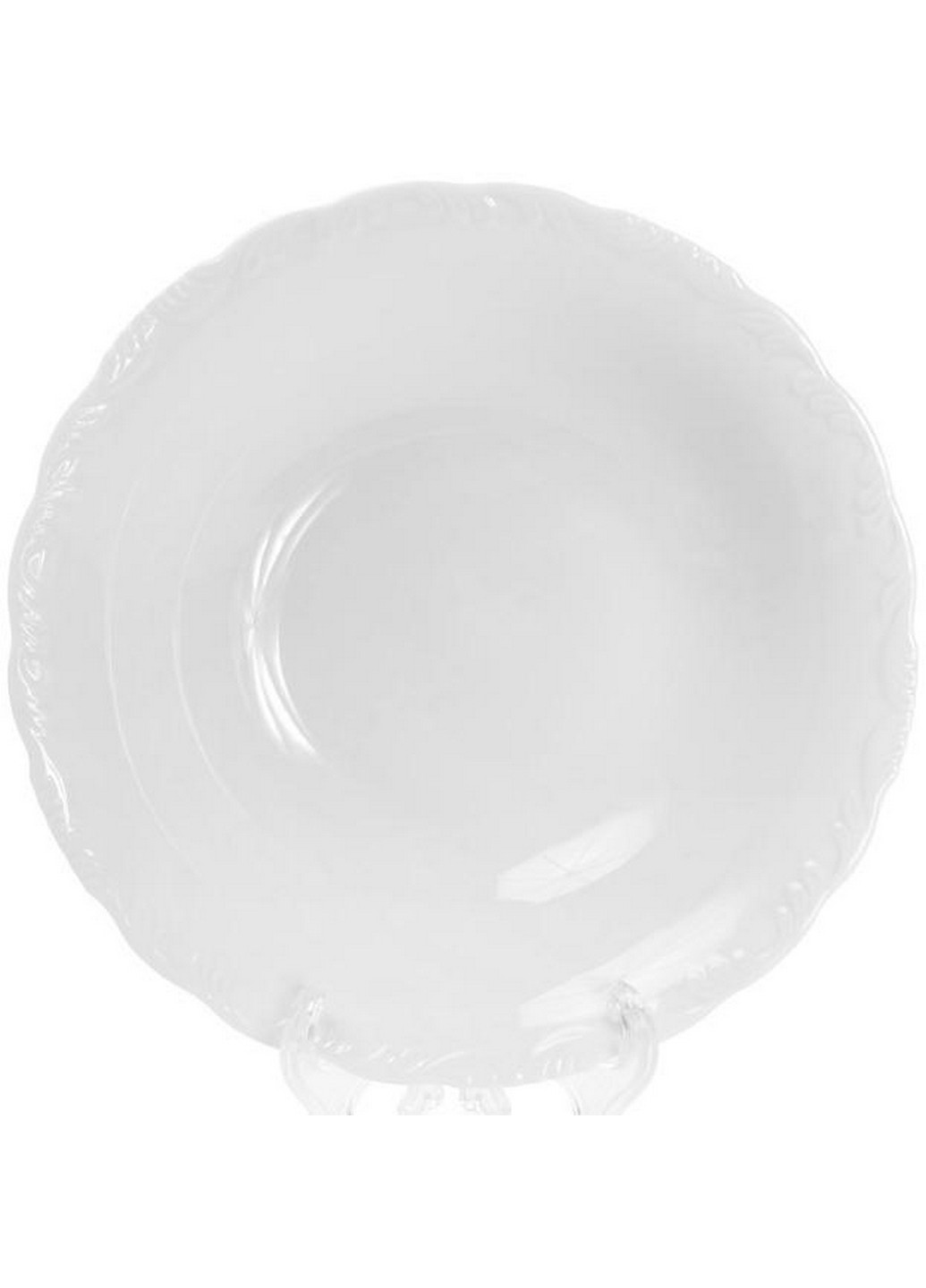 Набор 3 фарфоровые суповые тарелки "White Prince" 800мл (фарфор) Bona (268460798)