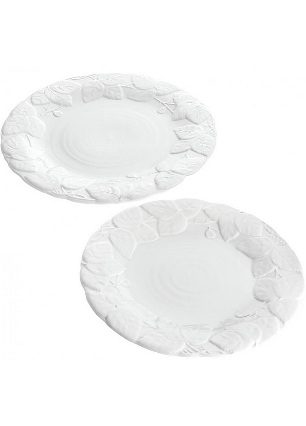 Набор 2 обеденные тарелки "White City Листья", фарфор Bona (268458860)