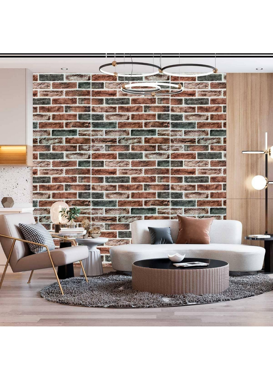 Самокління декоративна 3D панель Sticker Wall (268457544)