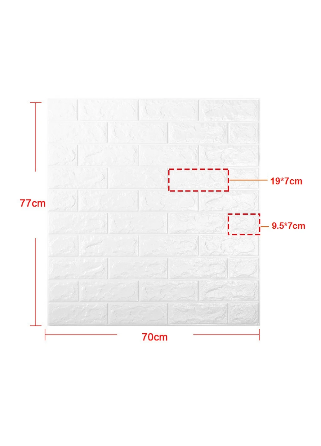 Самокління декоративна 3D панель Sticker Wall (268457524)
