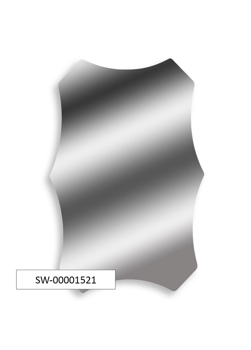 Акриловая зеркальная наклейка Sticker Wall (268458244)