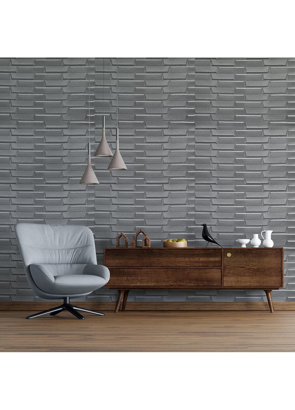 Самокління декоративна 3D панель Sticker Wall (268459235)