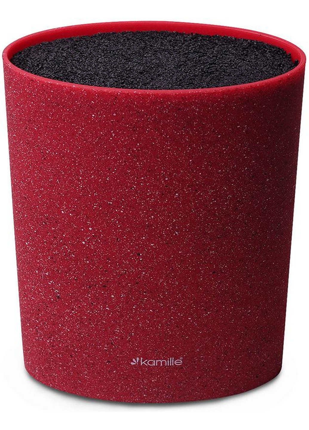 Колода для ножів Brash Stand Мармур пластикова кругла Kamille (268458051)