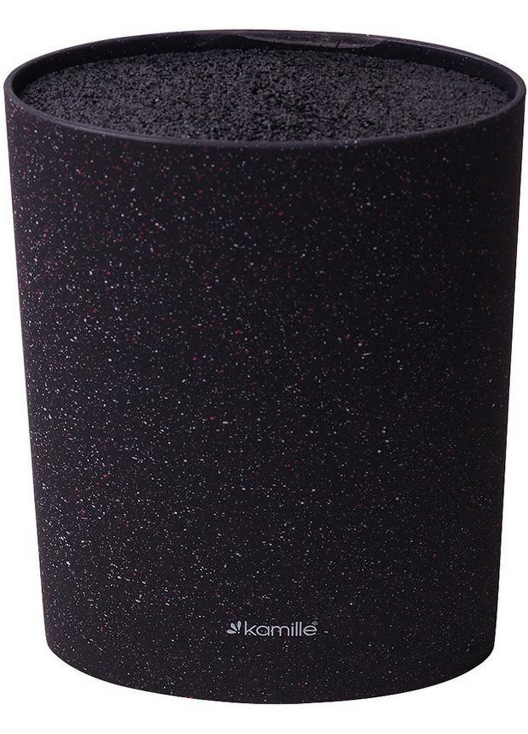 Колода для ножів Brash Stand Мармур пластикова кругла Kamille (268458051)