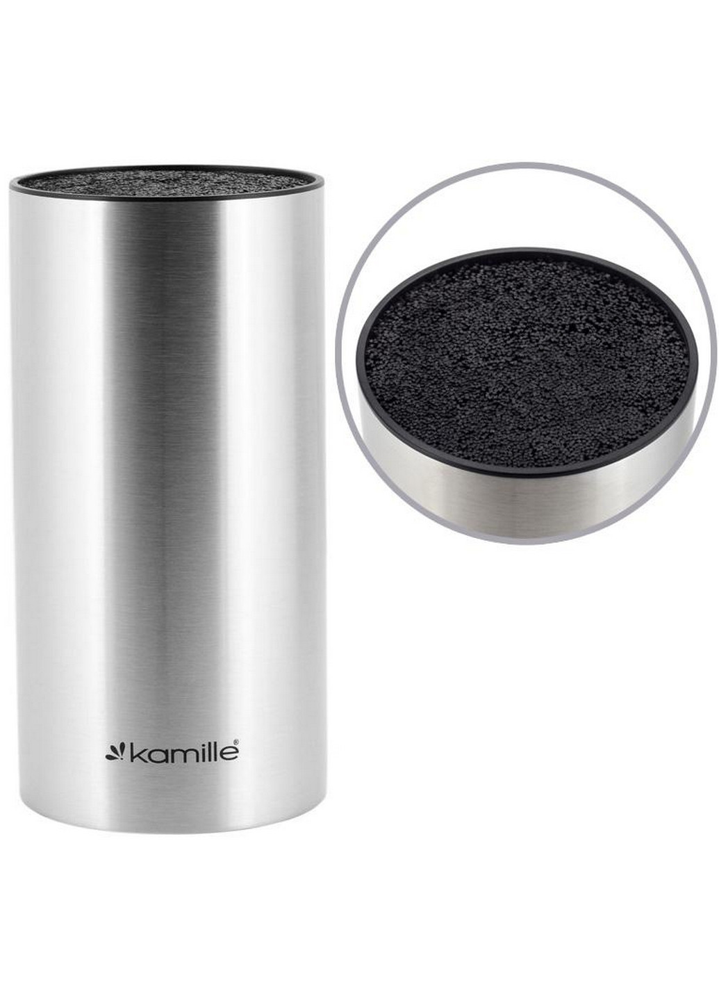 Колода-подставка для ножей Kumamoto, нержавеющая сталь с наполнителем Kamille (268459894)