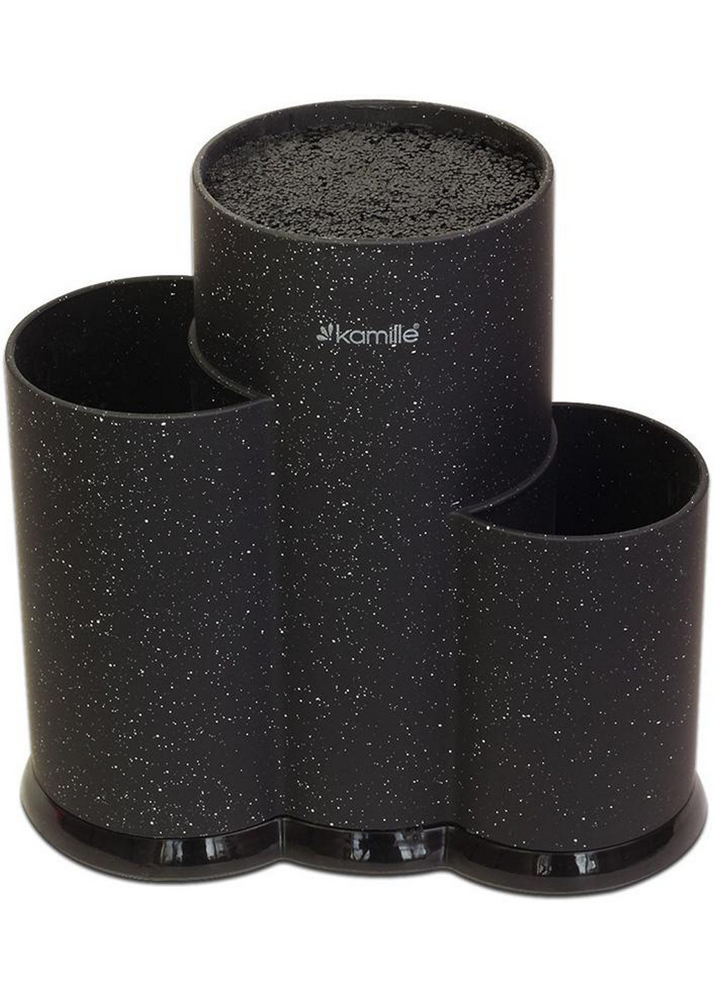 Колода для ножів Brash Stand потрійна пластикова Kamille (268460853)