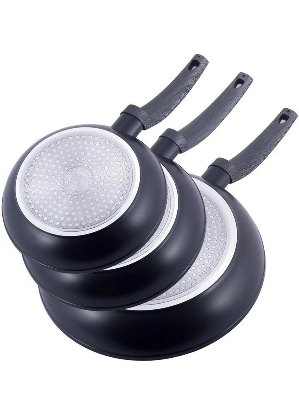 Набір сковорід Gregers Black, з антипригарним покриттям ILAG Kamille (268459031)