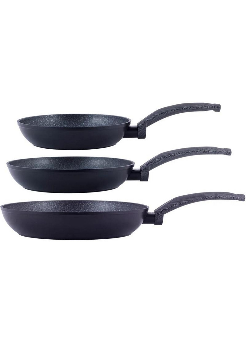 Набір сковорід Gregers Black, з антипригарним покриттям ILAG Kamille (268459031)