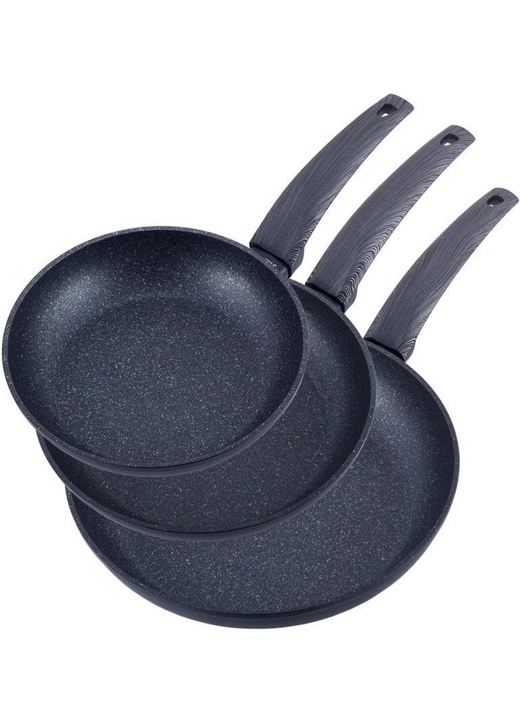 Набір сковорід Gregers Black, з антипригарним покриттям ILAG Kamille (268459031)