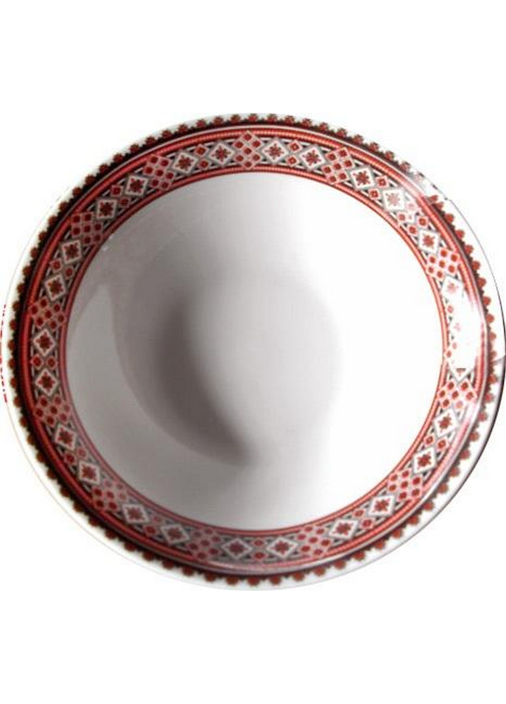 Набір 6 салатників "Вишиванка червона та чорна" S&T (268459590)