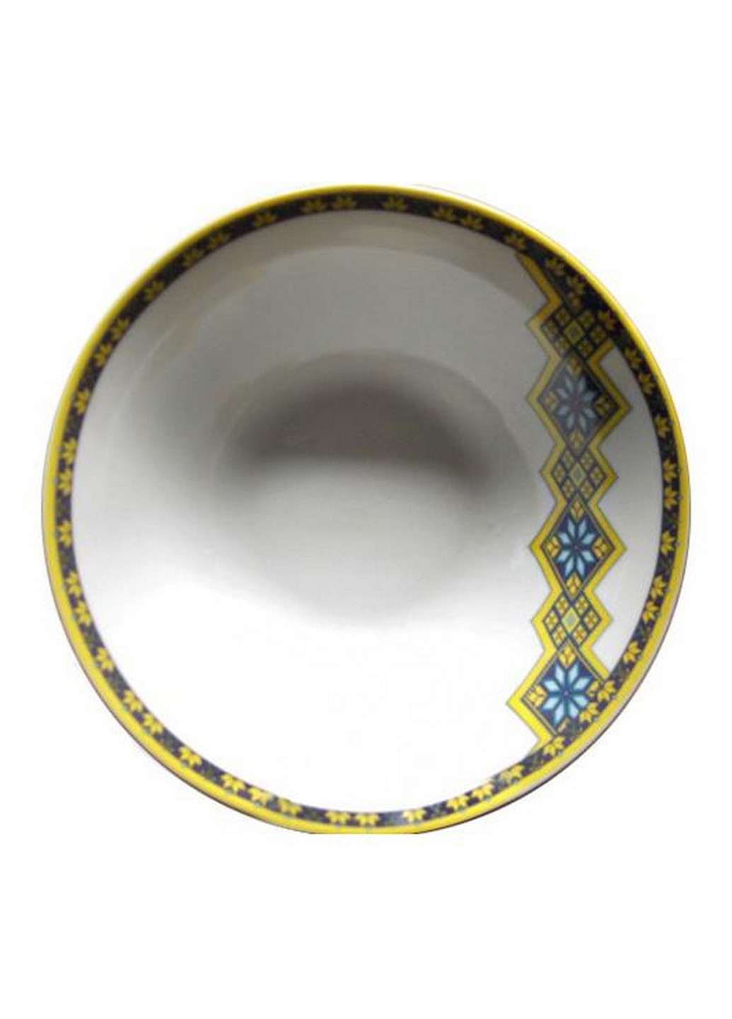 Набір 6 салатників "Вишиванка жовто-блакитний ромб" S&T (268460580)