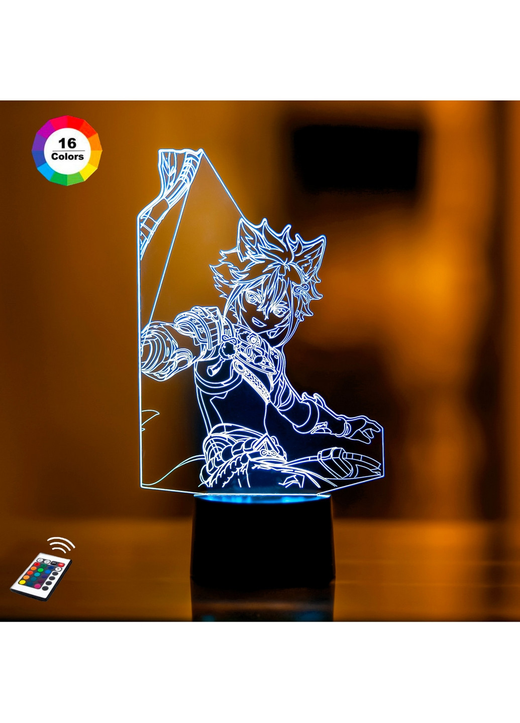 3D нічник-світильник "Горо" GENSHIN IMPACT 3DTOYSLAMP (268460313)