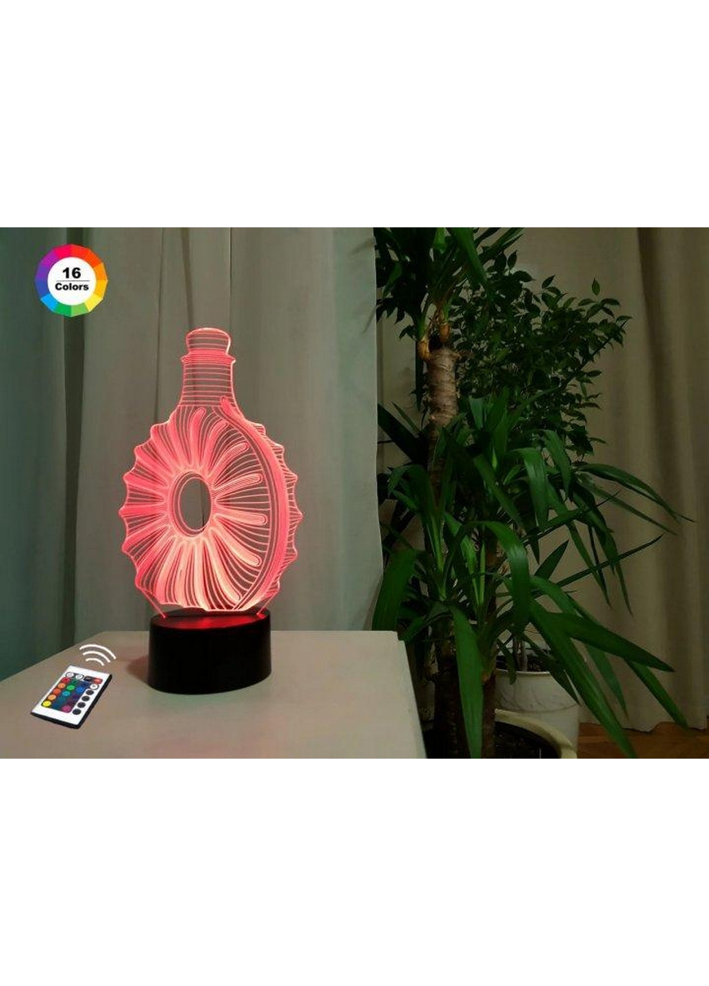 3D ночник-светильник "Коньяк" 3DTOYSLAMP (268459349)