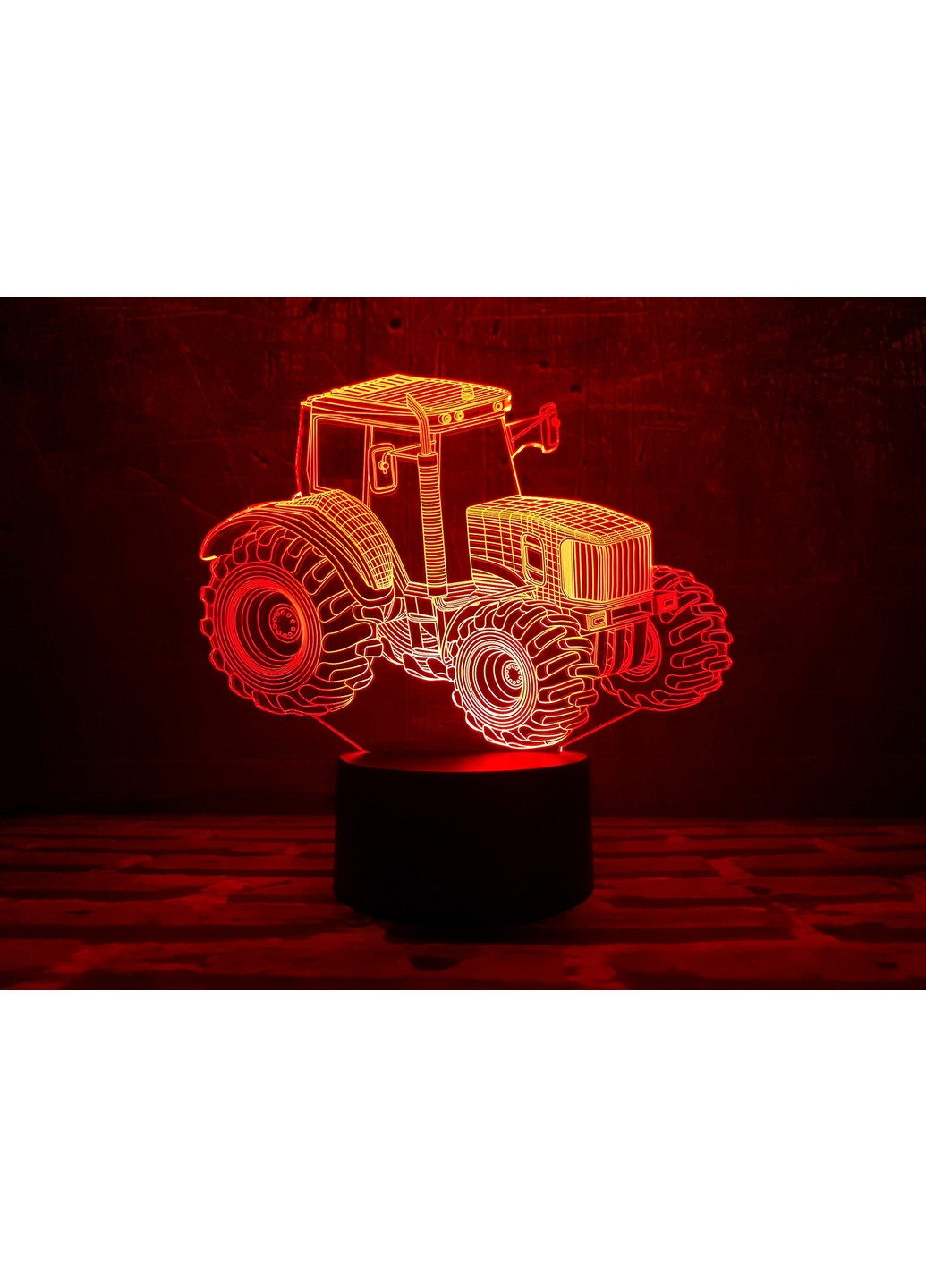 3D нічник-світильник "Трактор" 3DTOYSLAMP (268460972)