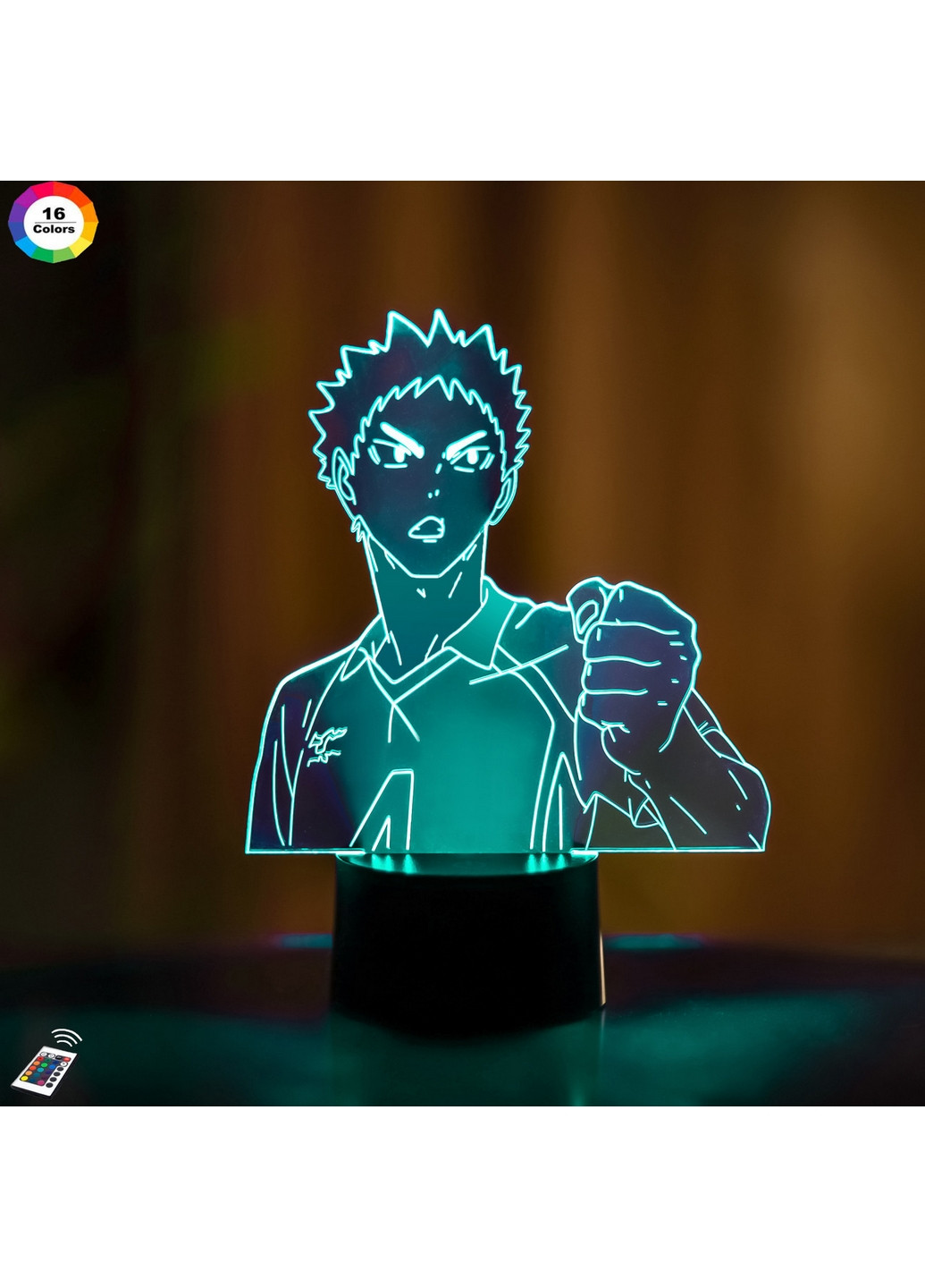 3D ночник-светильник "Хаджиме Иваизуми" 3DTOYSLAMP (268458477)