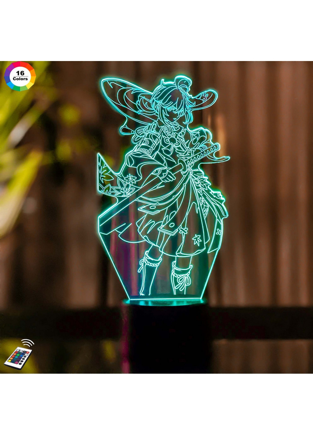 3D ночник-светильник GENSHIN IMPACT "Каэдэхара Кадзуха" 3DTOYSLAMP (268459336)