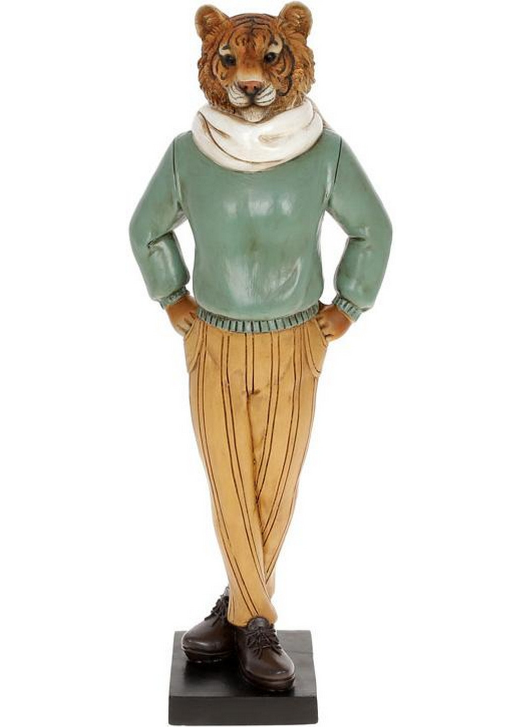 Статуетка декоративна "Тигр у шарфі", полістоун Bona (268456726)