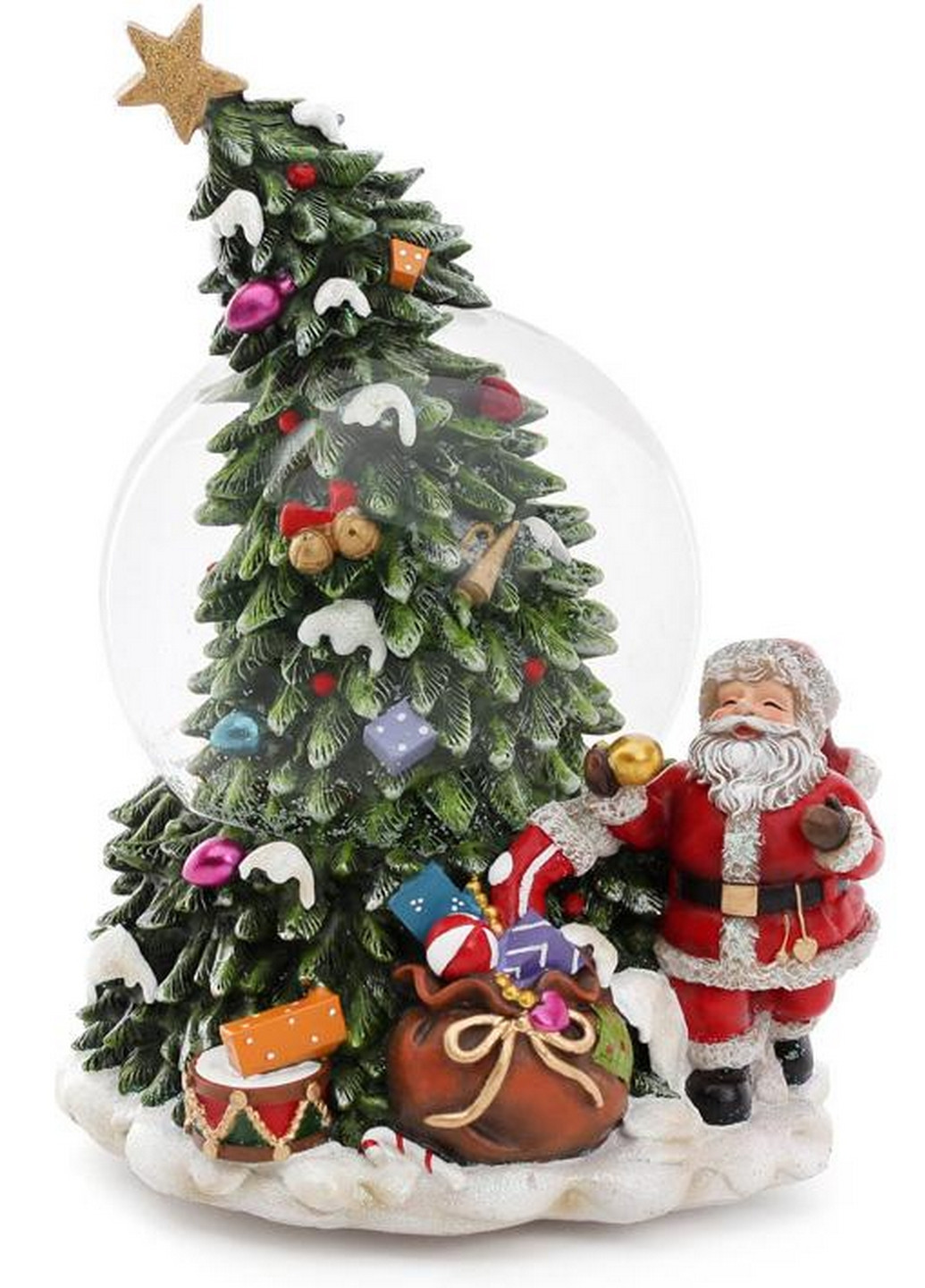 Декоративный водяной шар "Санта у ёлочки", музыкальный Bona (268460727)