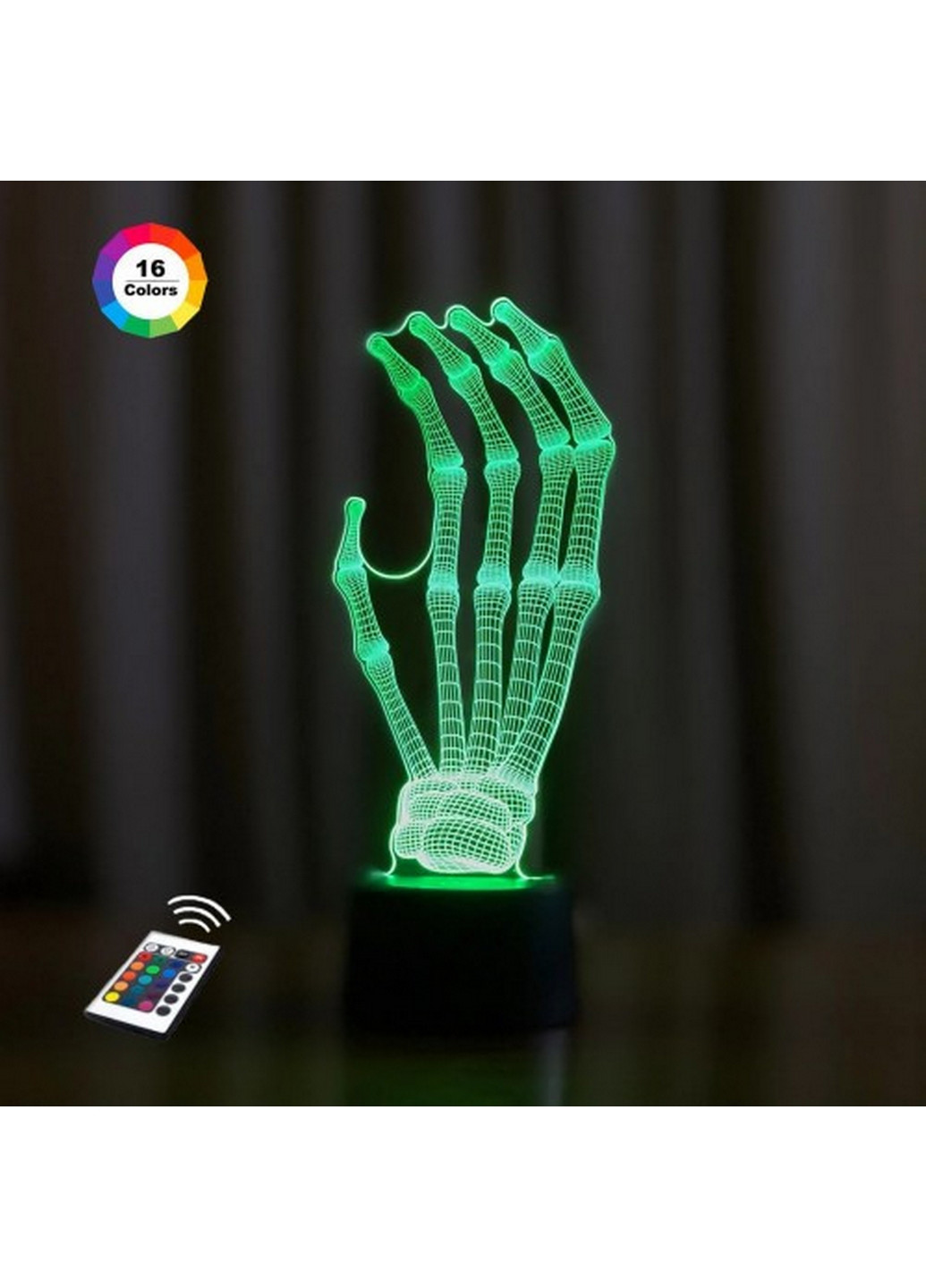 3D ночник-светильник "Рука Скелета" 3DTOYSLAMP (268460348)