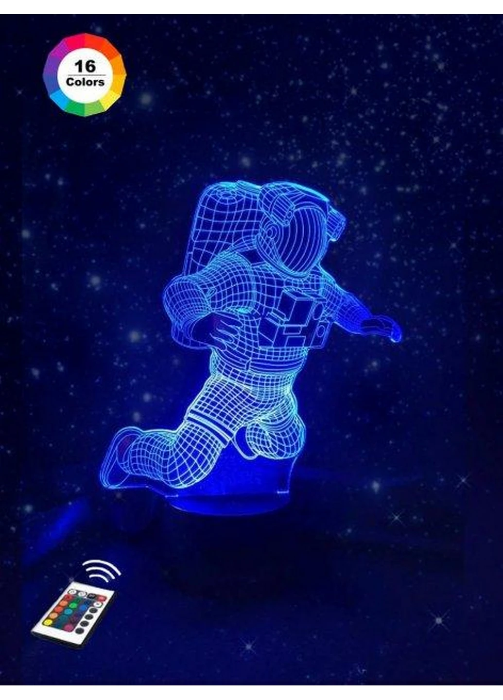 3D нічник-світильник "Космонавт 2" 3DTOYSLAMP (268457459)