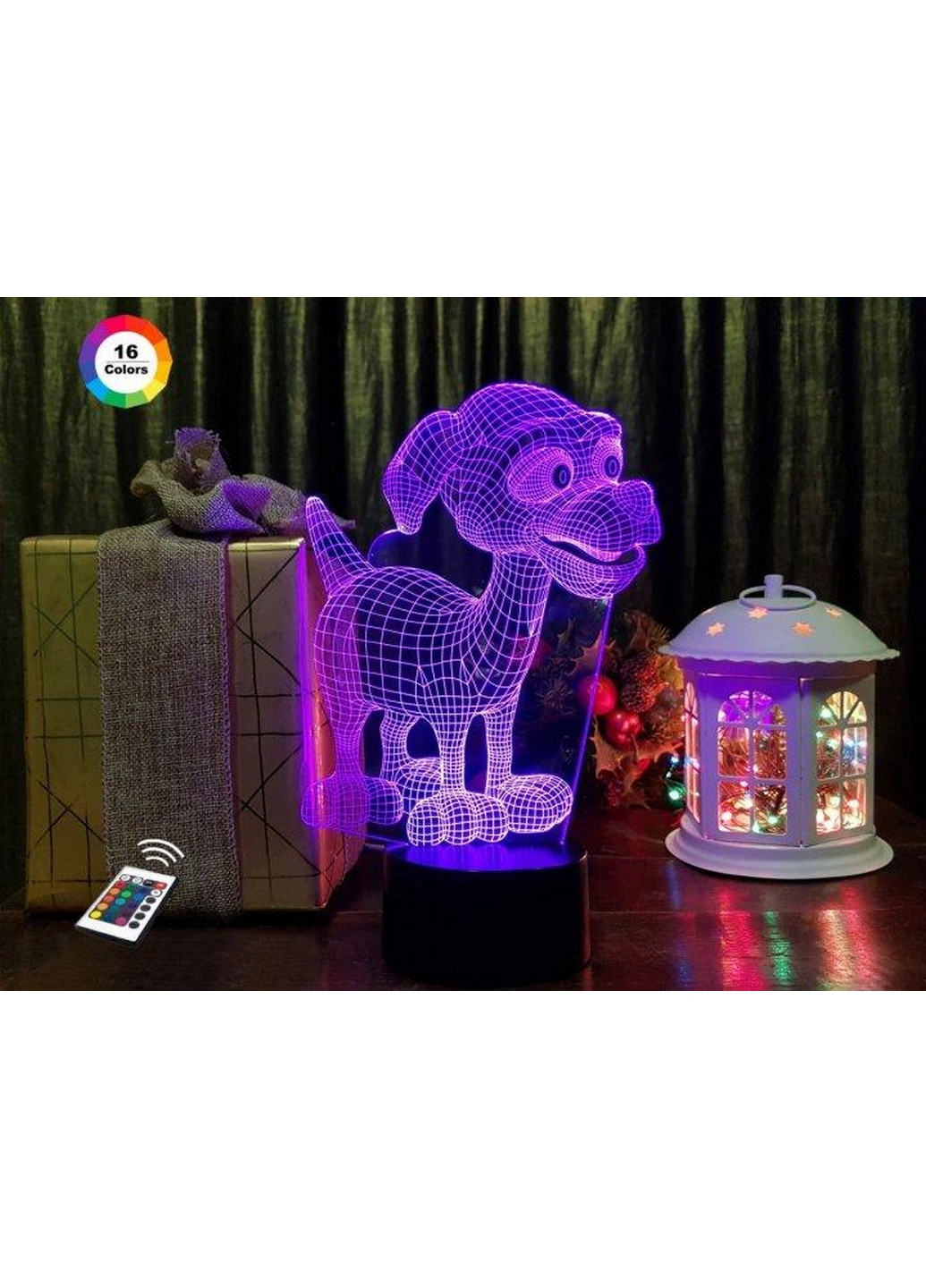 3D ночник-светильник "Дружок" 3DTOYSLAMP (268459358)