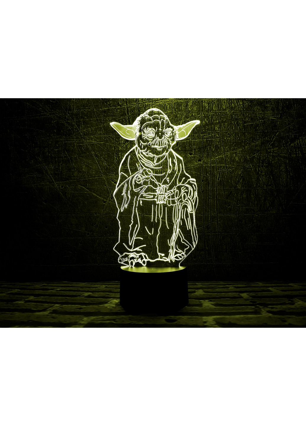 3D нічник-світильник "Йода" 3DTOYSLAMP (268460460)