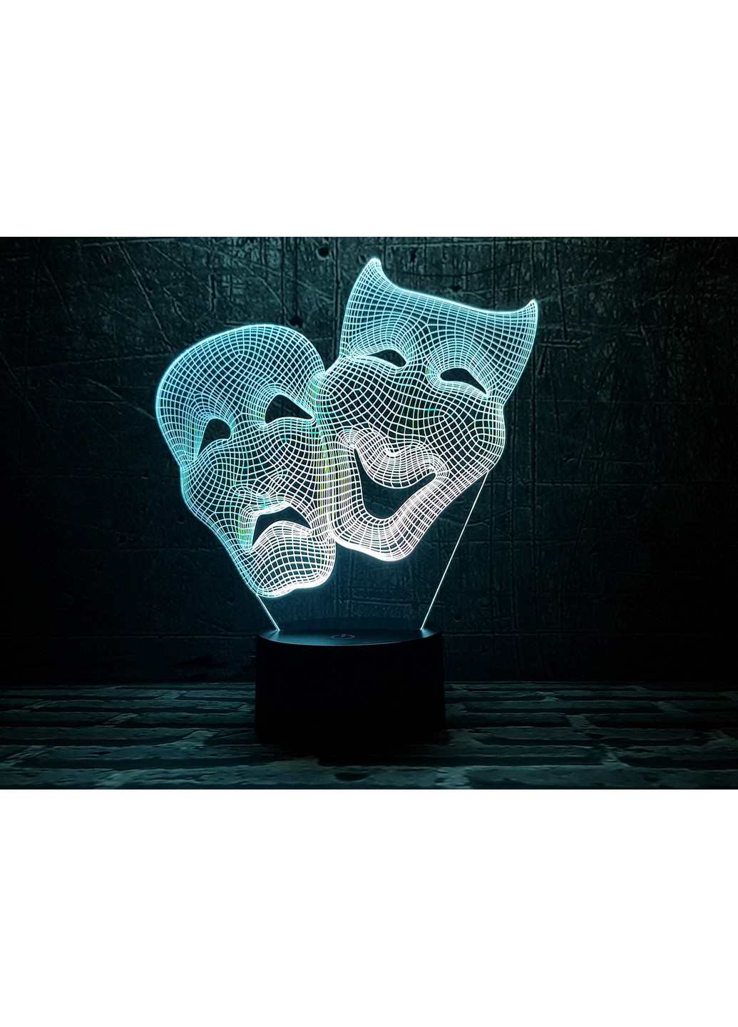 3D ночник-светильник "Маски " 3DTOYSLAMP (268457480)