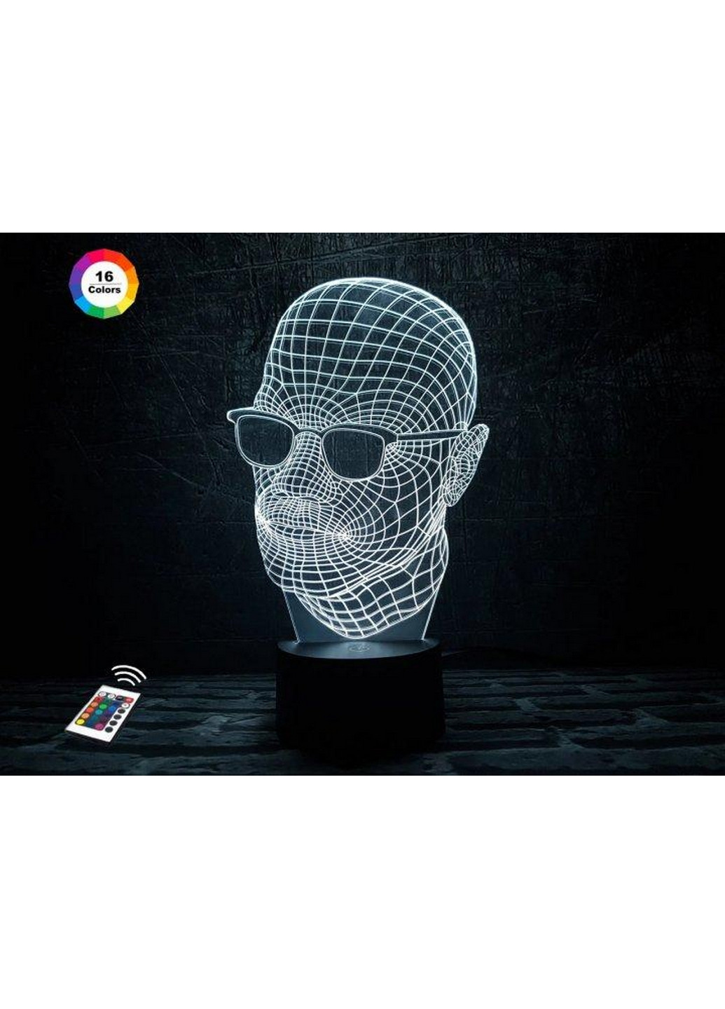3D ночник-светильник "Невидимка" 3DTOYSLAMP (268458323)