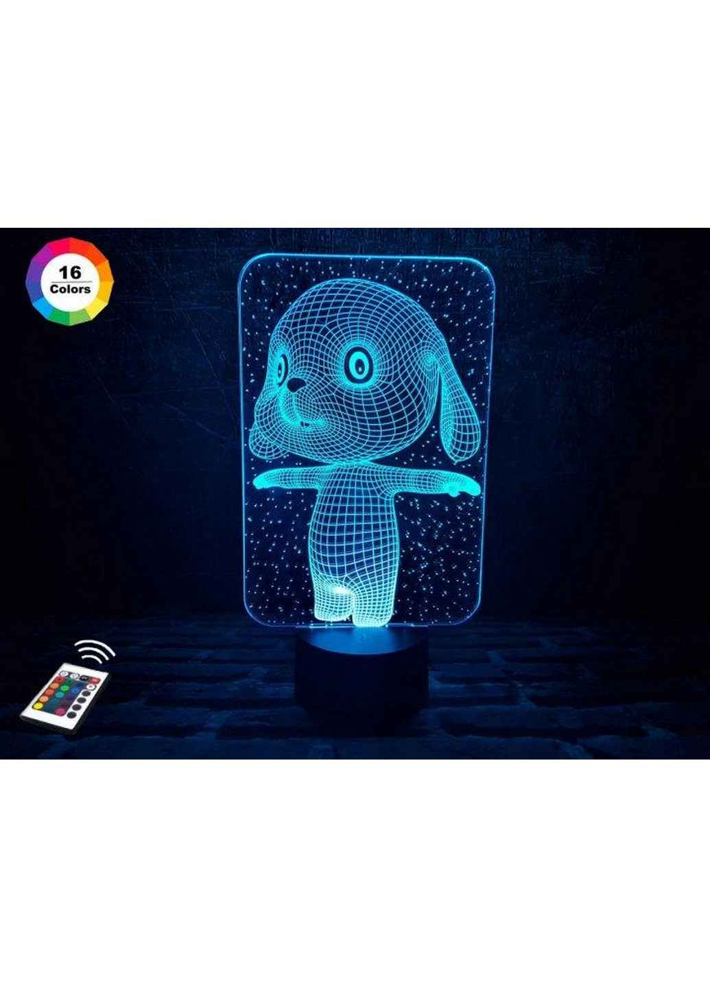 3D нічник-світильник "Зайчик" 3DTOYSLAMP (268459398)