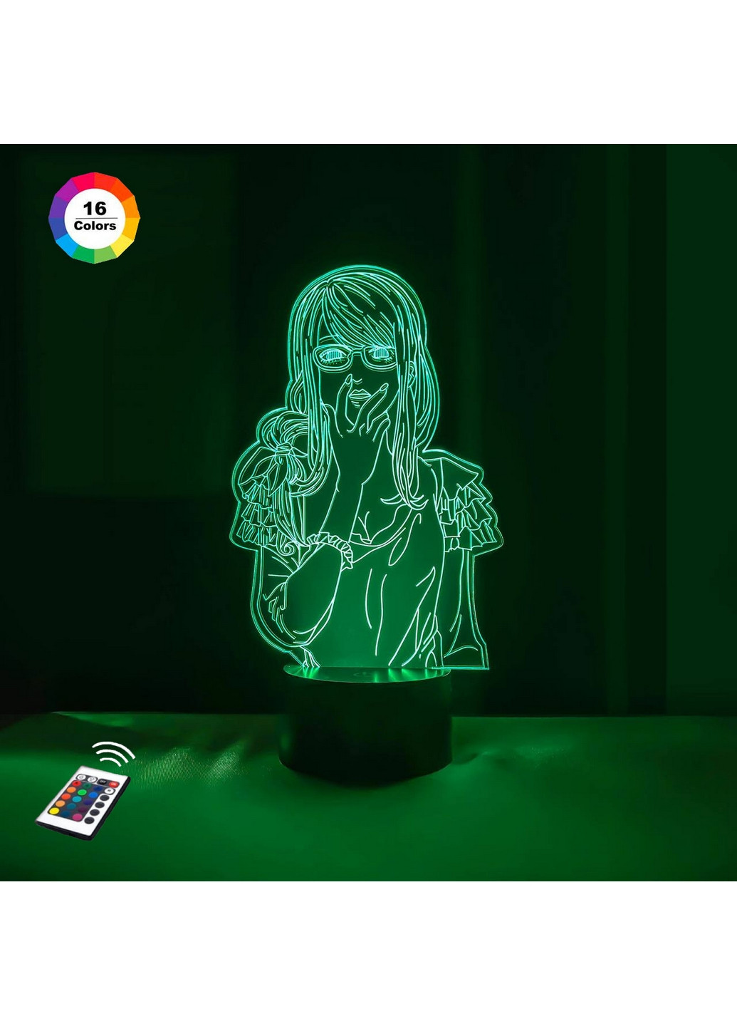 3D ночник-светильник "Ризе" 3DTOYSLAMP (268459316)