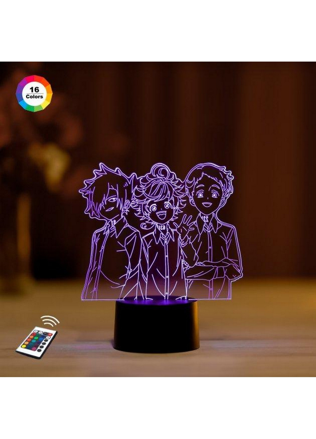 3D нічник-світильник "Емма, Норман, Рей" 3DTOYSLAMP (268459469)