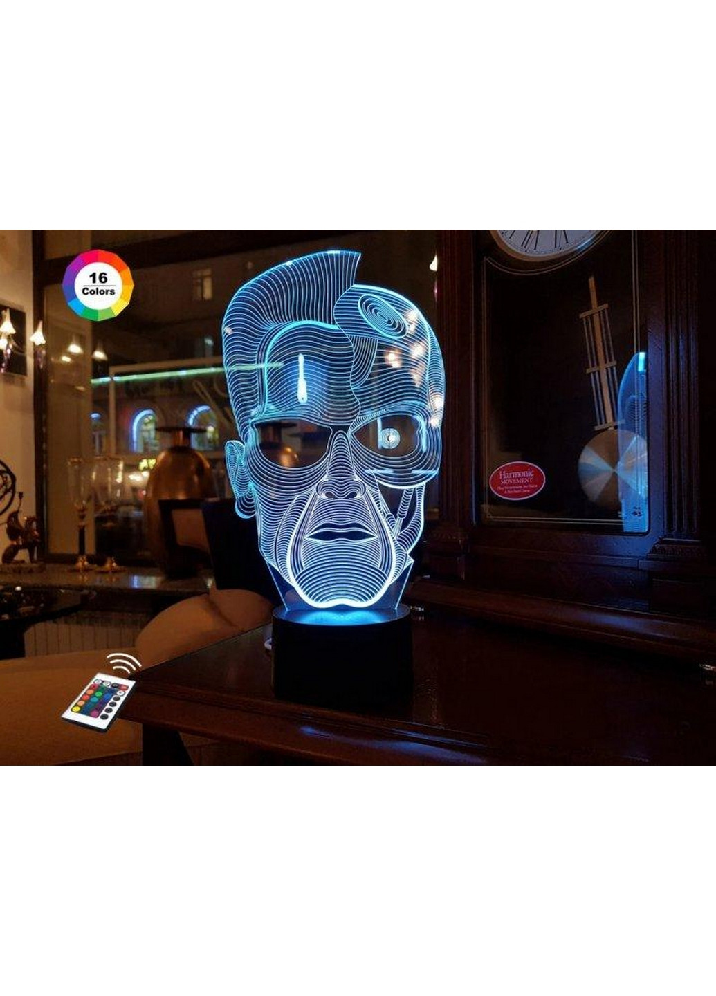 3D нічник-світильник "Термінатор" 3DTOYSLAMP (268458400)
