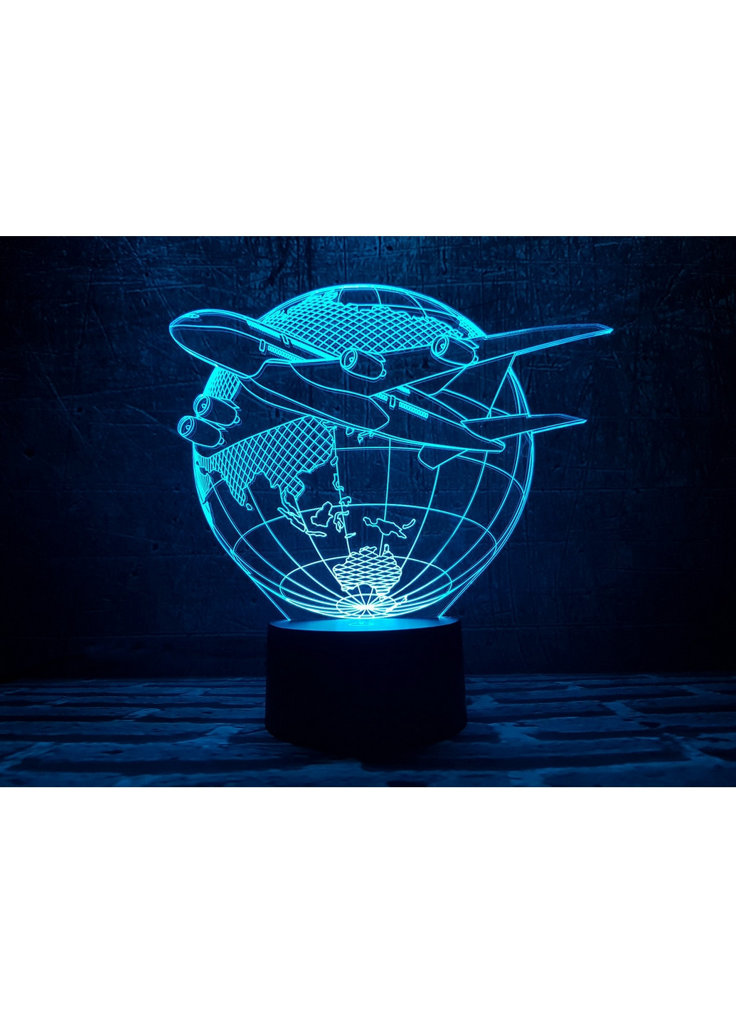 Зображення змінне для нічника-світильника 3D "Літак 3" 3DTOYSLAMP (268459344)