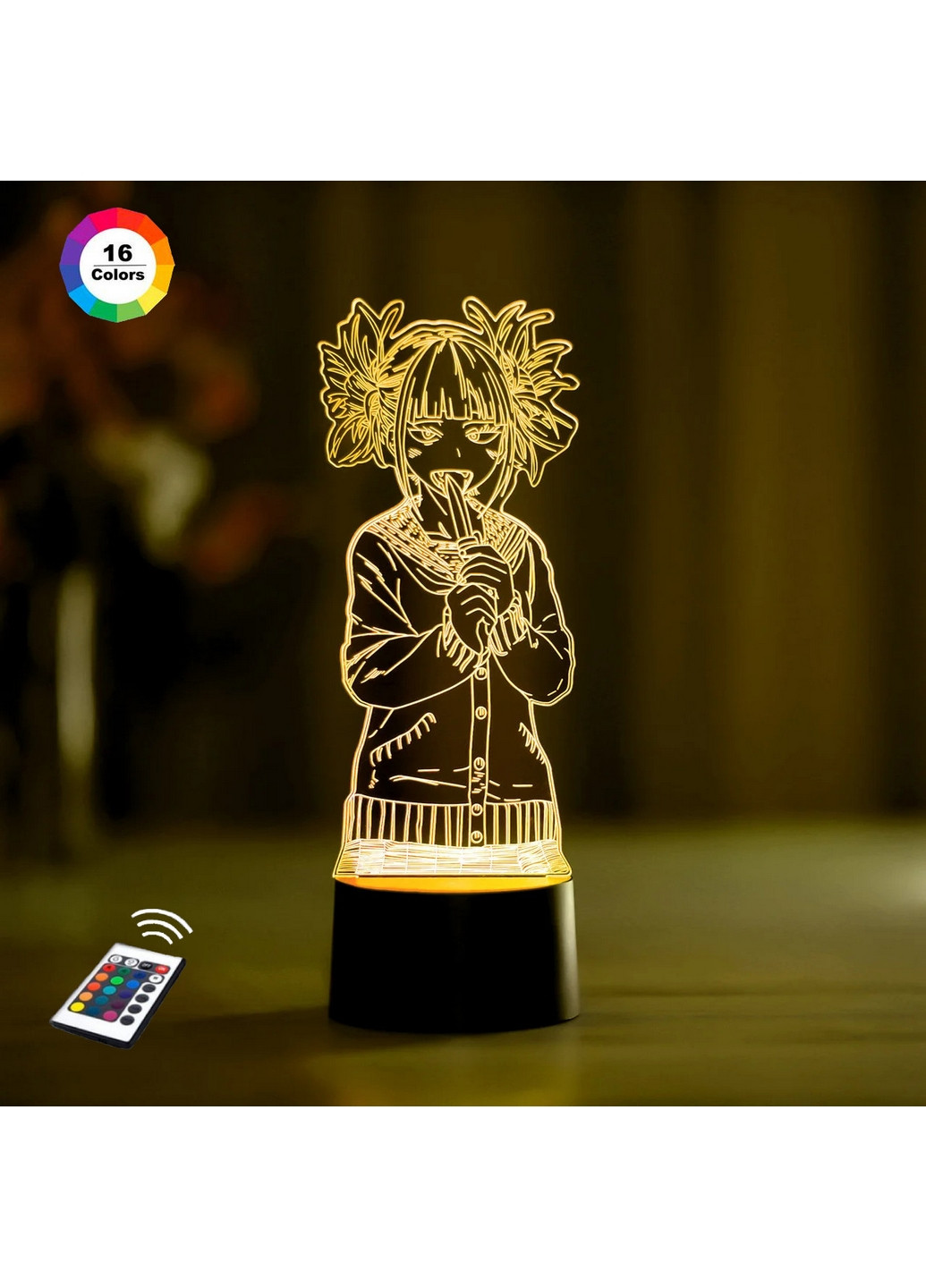 3D ночник-светильник "Химико Тога" 3DTOYSLAMP (268460996)