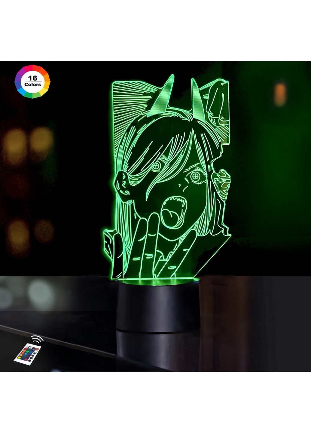 3D ночник-светильник "Пауэр" 3DTOYSLAMP (268457248)