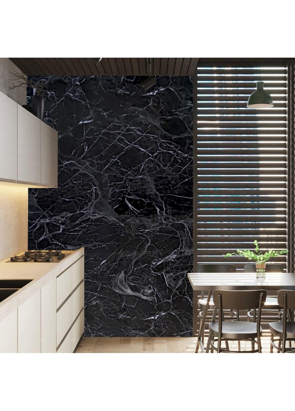 Виниловая самоклеящаяся плитка в рулоне Sticker Wall (268458283)