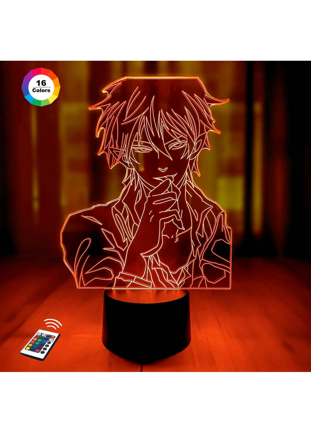 3D нічник-світильник "Рін Окумура" 3DTOYSLAMP (268460275)