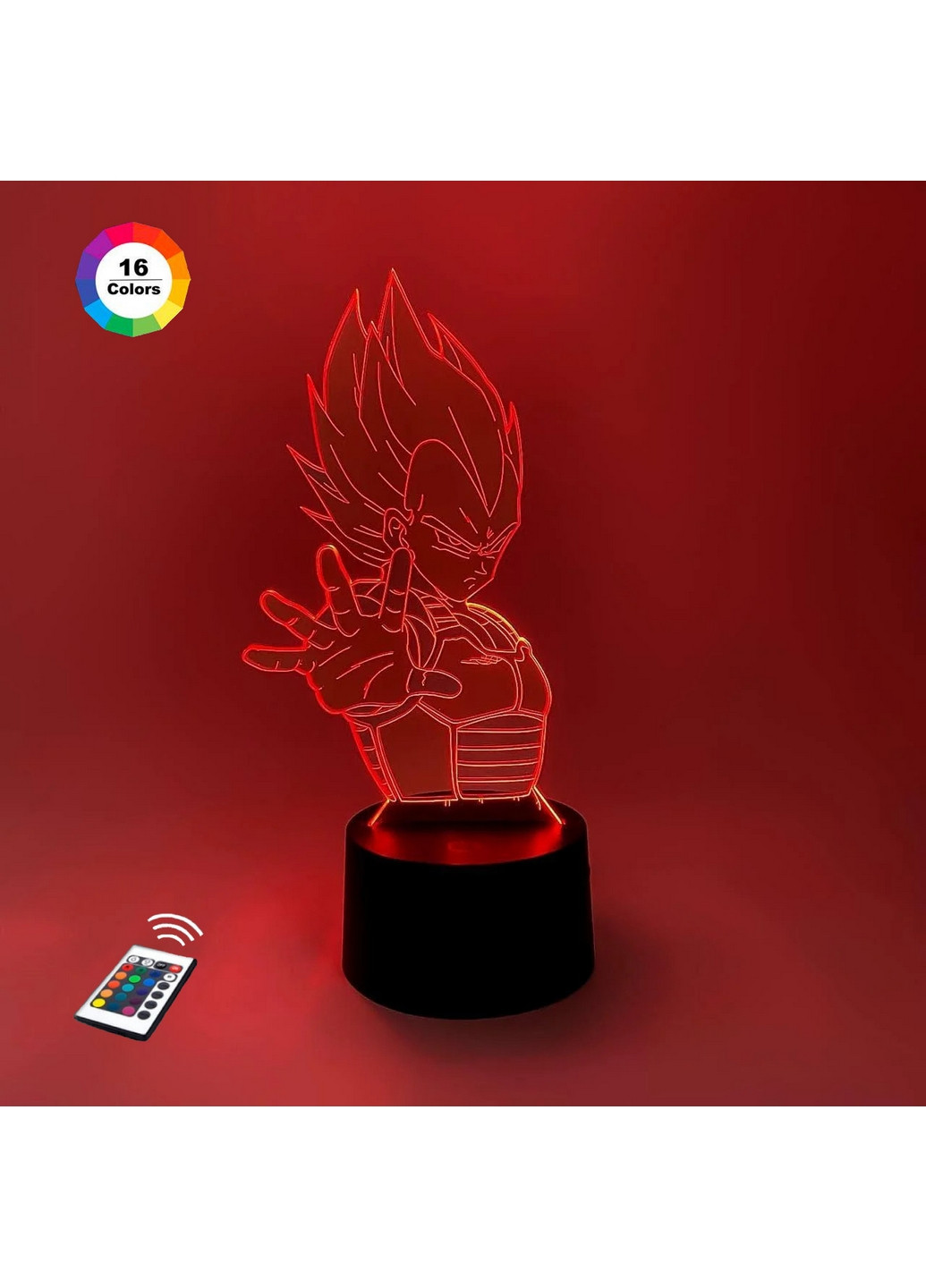 3D ночник-светильник "Вегета 2" 3DTOYSLAMP (268460390)