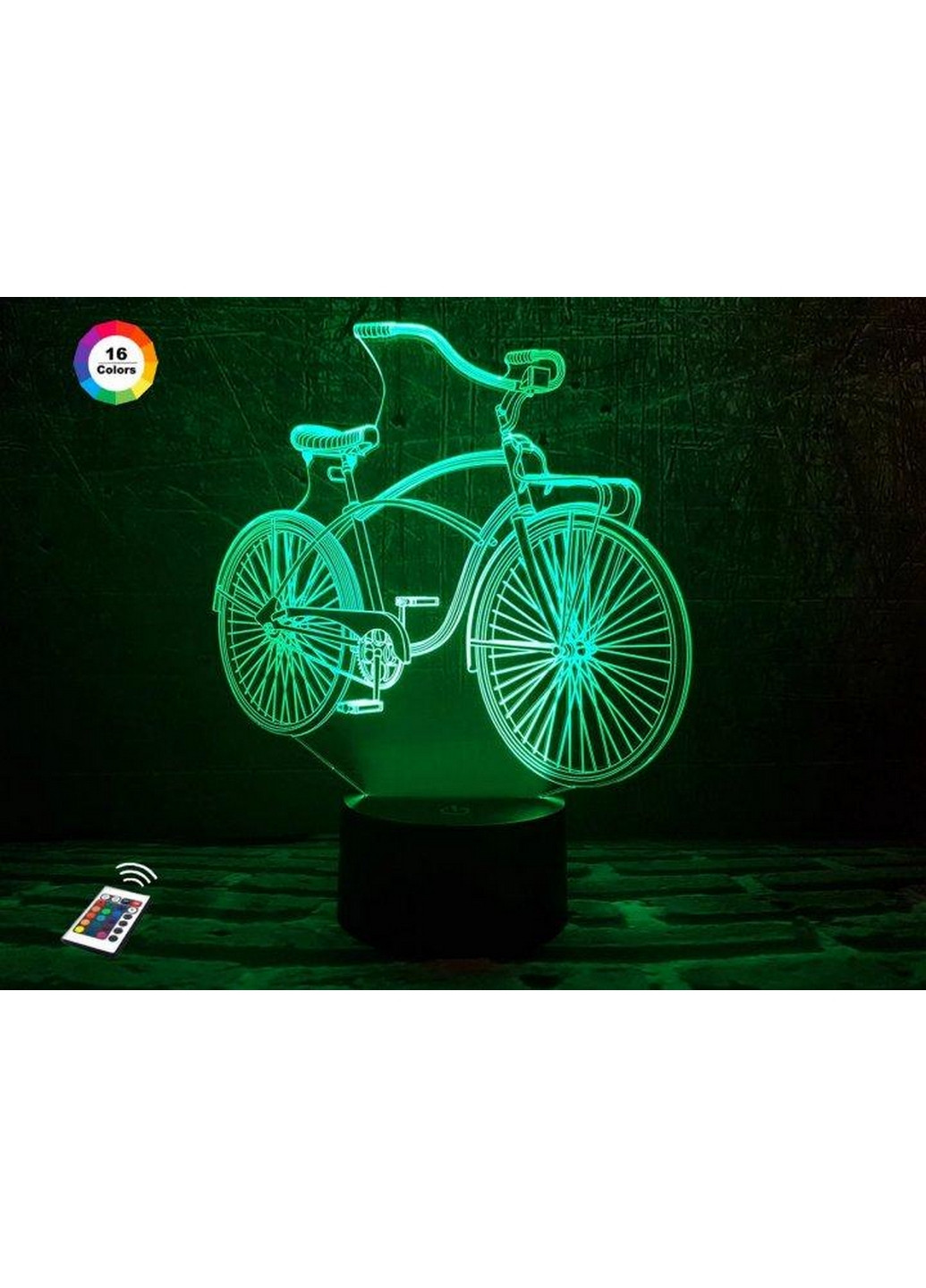 3D ночник-светильник "Велосипед" 3DTOYSLAMP (268460280)