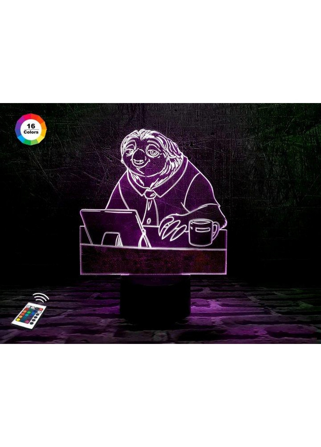 3D нічник-світильник "Бліц" 3DTOYSLAMP (268458321)