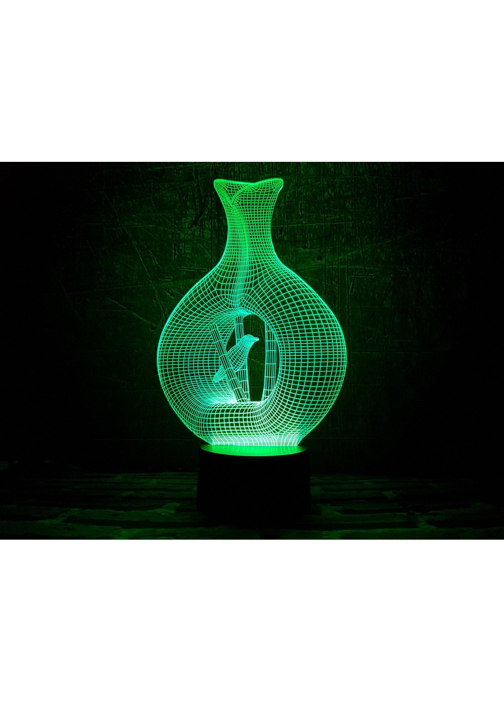 3D ночник-светильник "Птица в клетке" 3DTOYSLAMP (268458427)