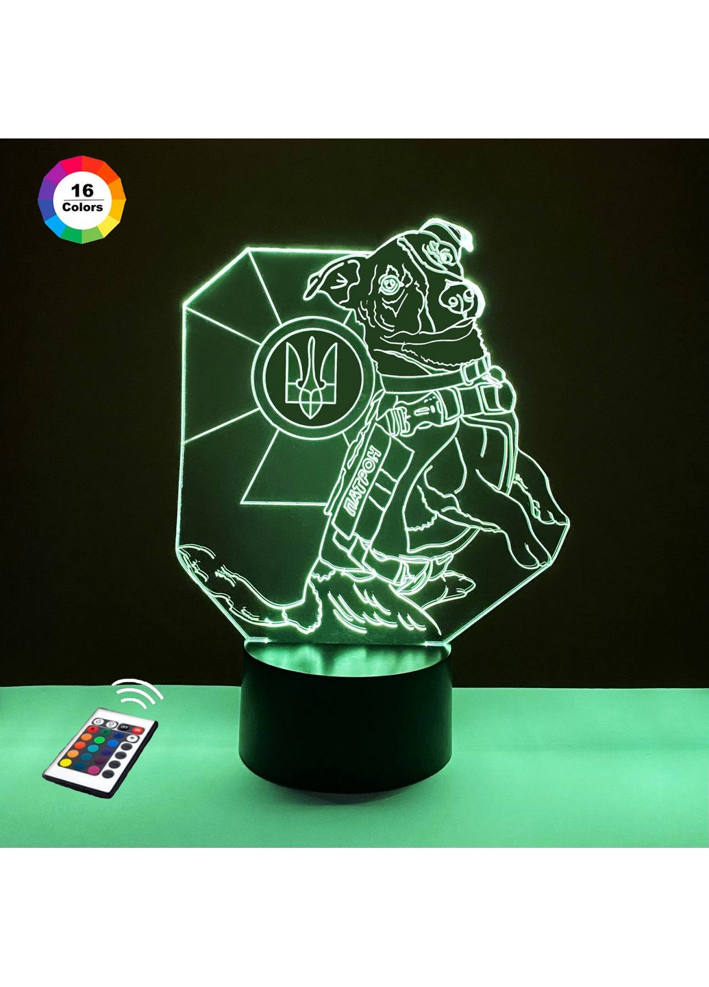 3D нічник-світильник "Пес Патрон 4" 3DTOYSLAMP (268457378)