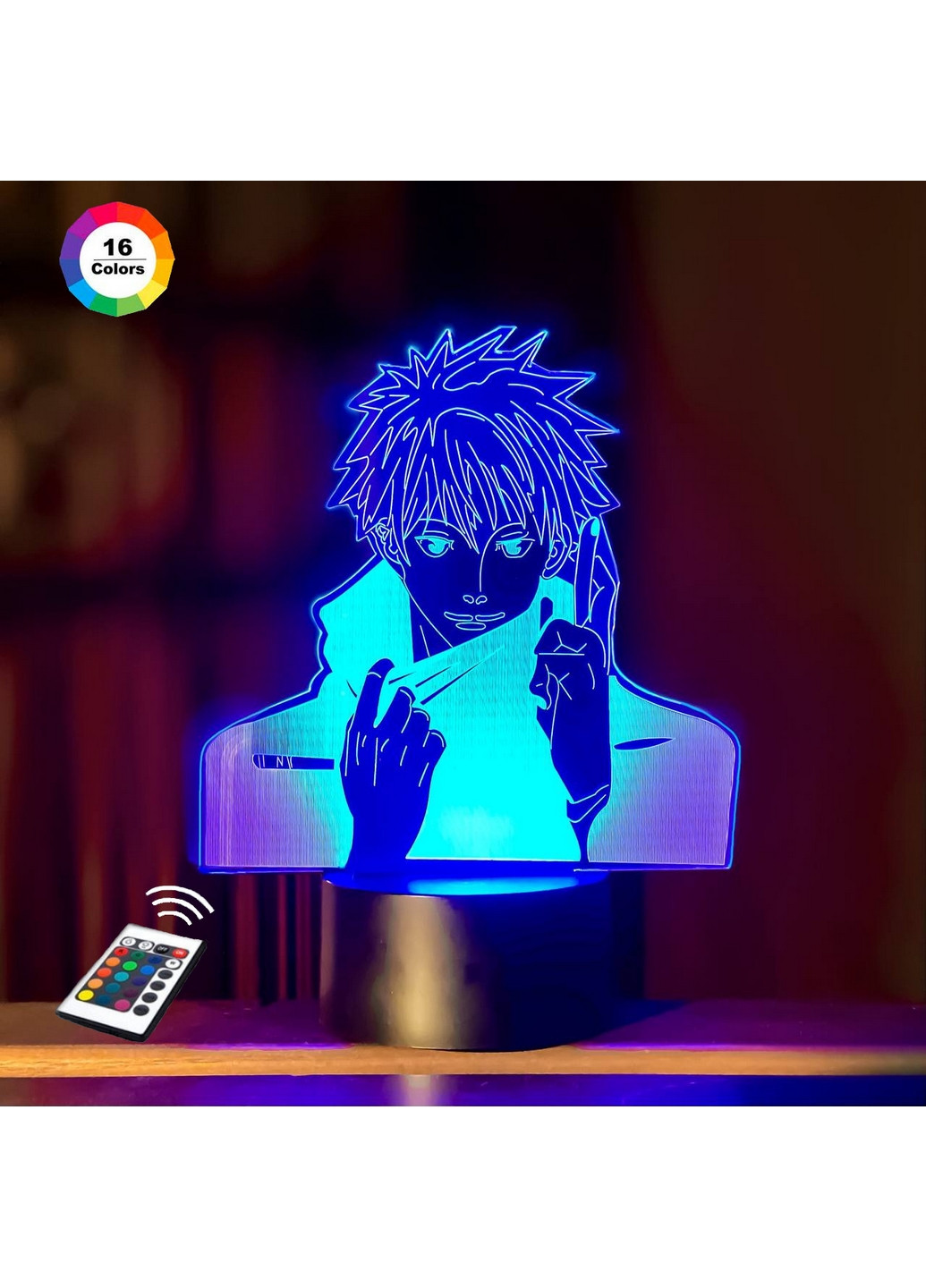 3D нічник-світильник "Годжо Сатору 3" 3DTOYSLAMP (268459506)