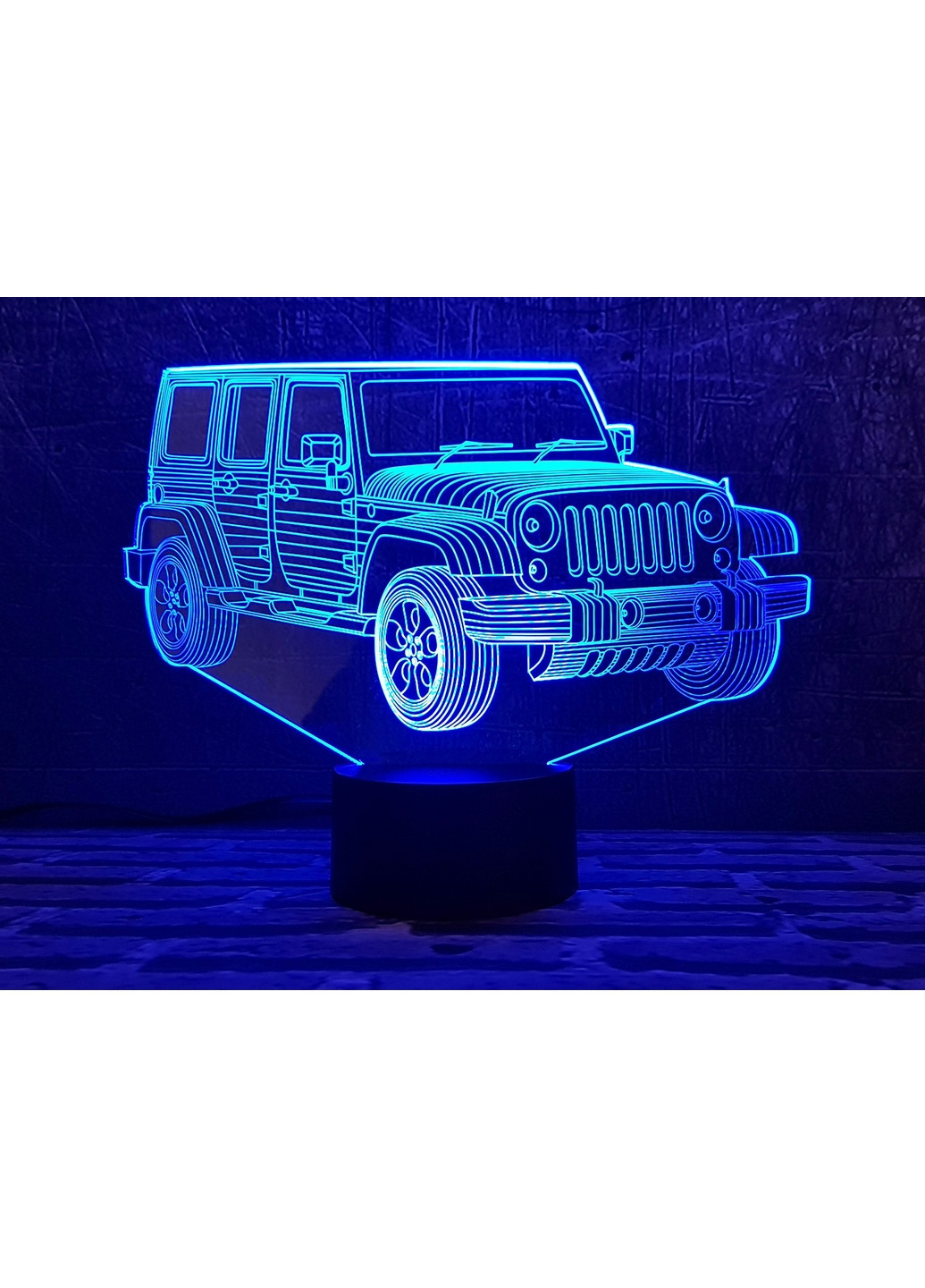 3D ночник-светильник "Автомобиль 22" 3DTOYSLAMP (268458551)