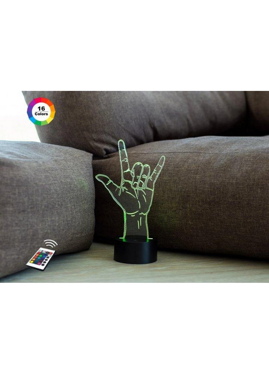 3D ночник-светильник "ILY" 3DTOYSLAMP (268459367)