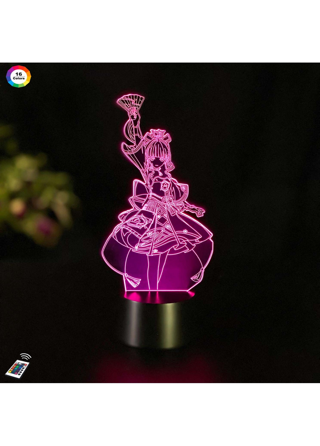 3D ночник-светильник GENSHIN IMPACT "Аяка" 3DTOYSLAMP (268460408)